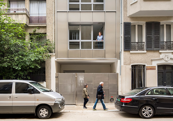Lückenfüller im Nobelviertel | Sozialwohnungsbau in Paris - BauNetz.de