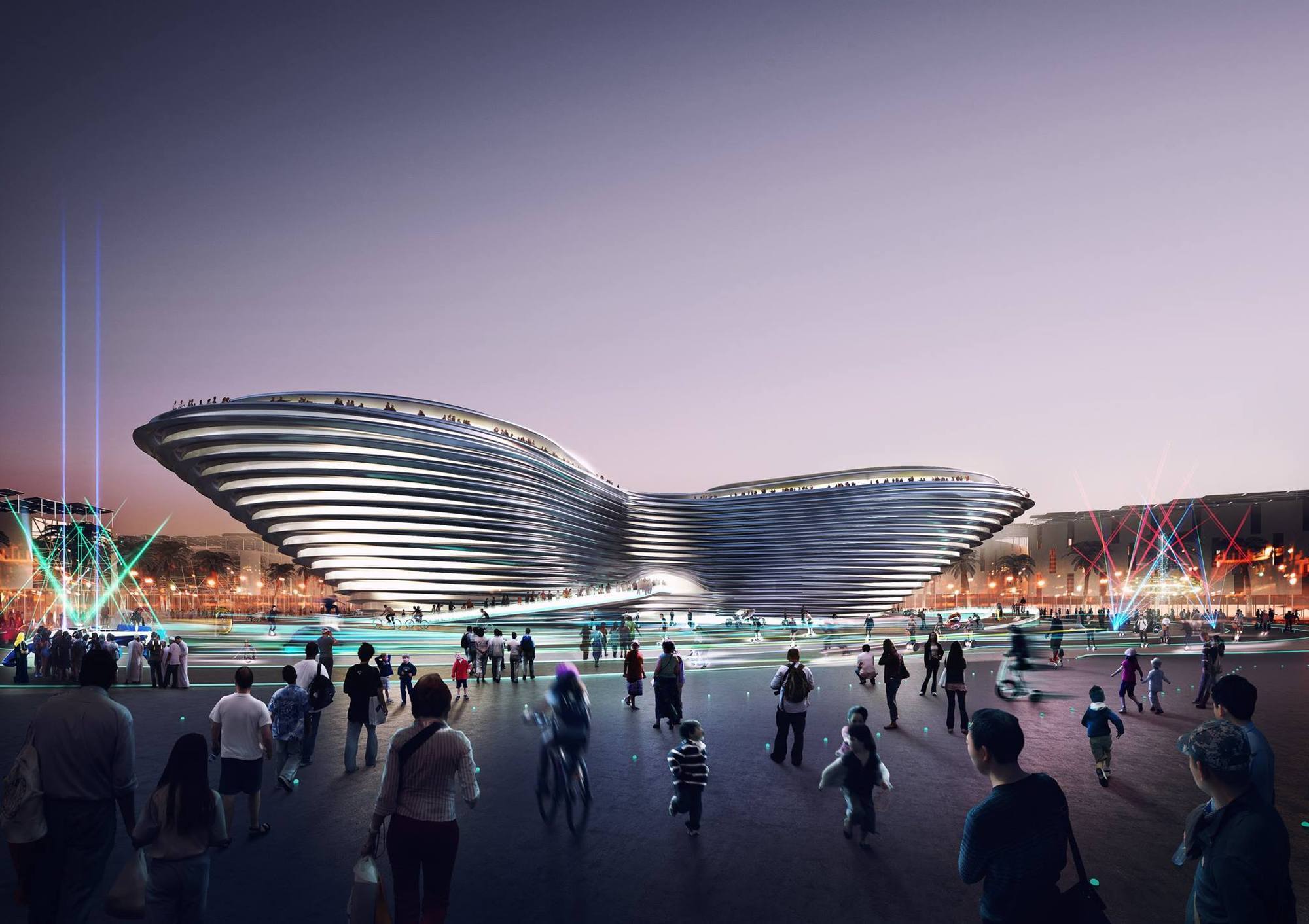Pavillons für die Dubai World Expo 2020 / Foster, BIG und Grimshaw