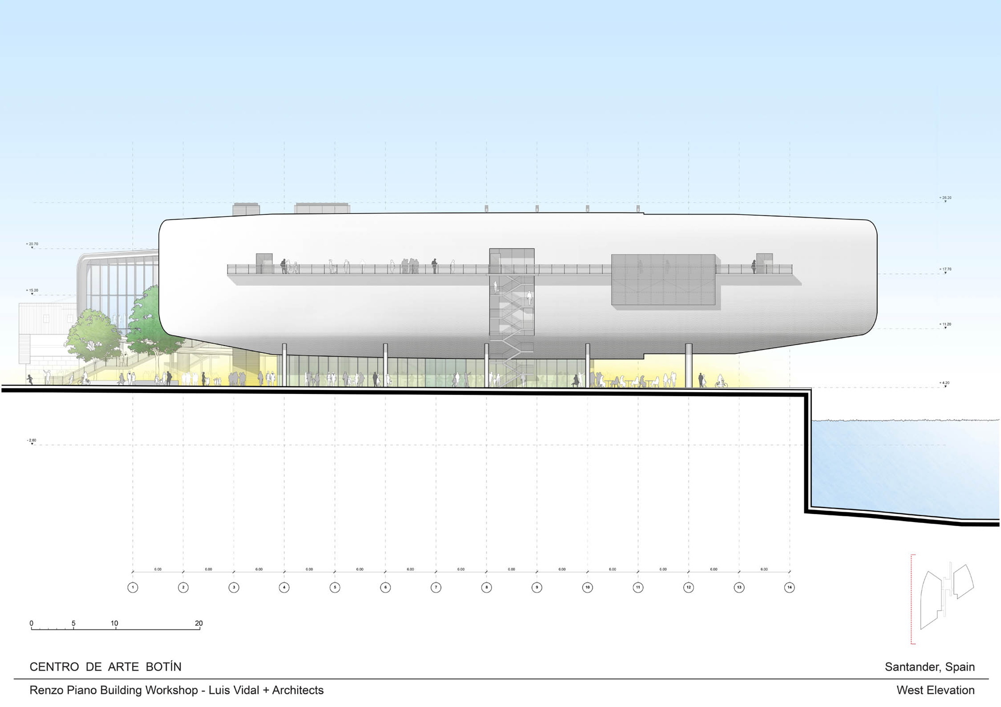 Kunstzentrum Von Renzo Piano In Santander Schuppiges Schiff