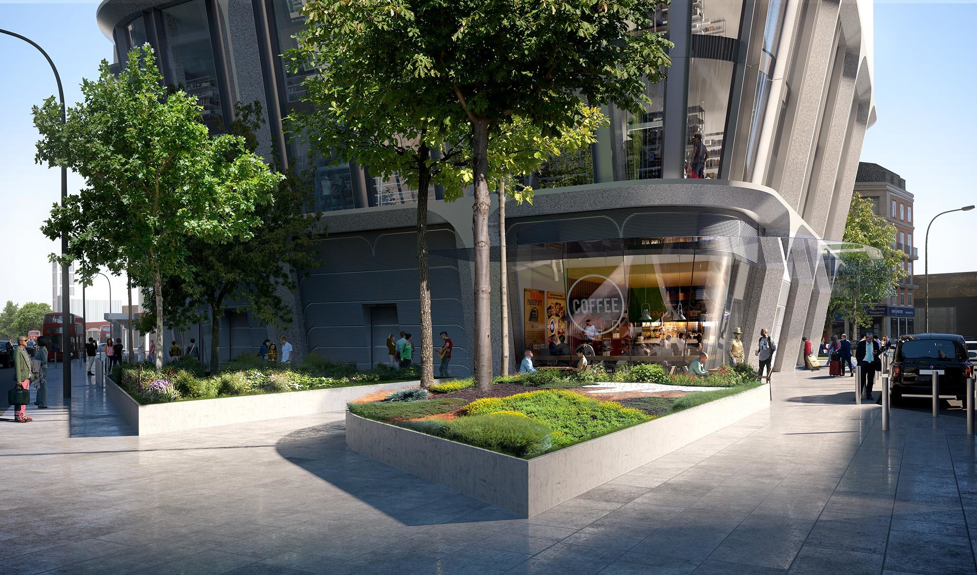 ZHA beantragen Baugenehmigung für Hochhäuser in London / Wohnraum ... ZHA beantragen Baugenehmigung für Hochhäuser in London / Wohnraum ...